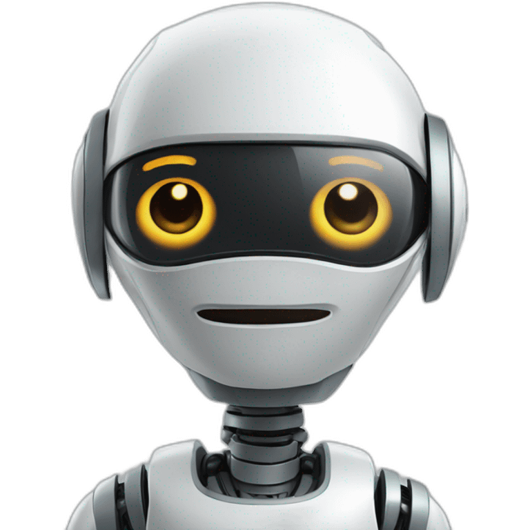 Ai cartoon robot emoji