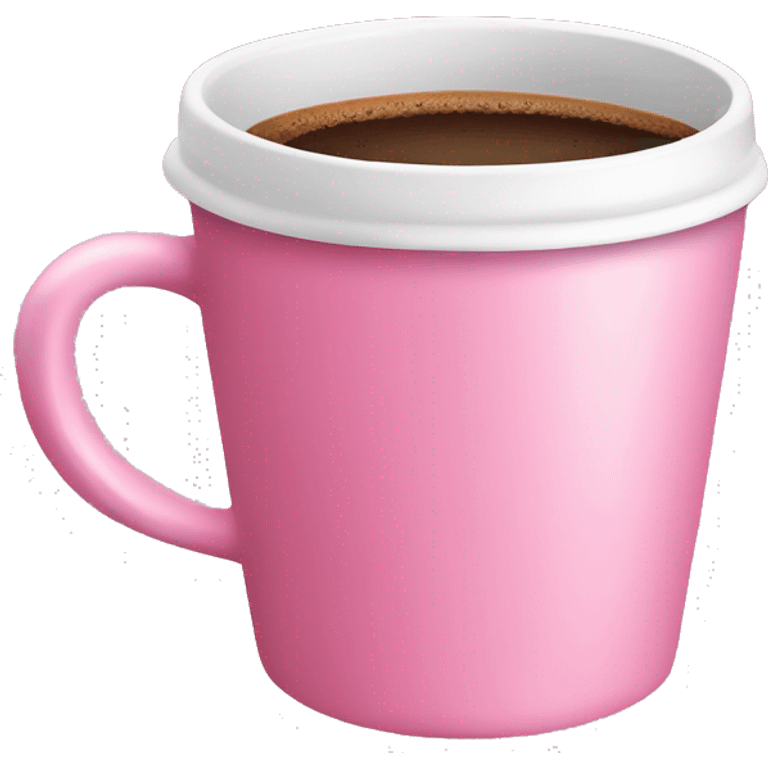 pink coffee cup emoji