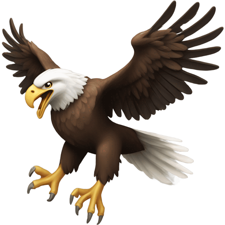 Eagle carrying a ram emoji