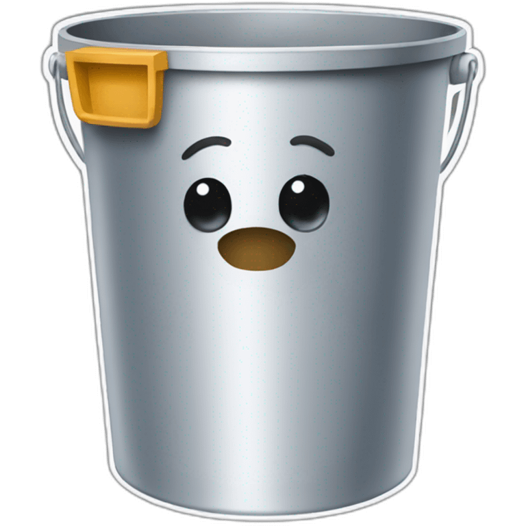 half full bucket sloshes emoji