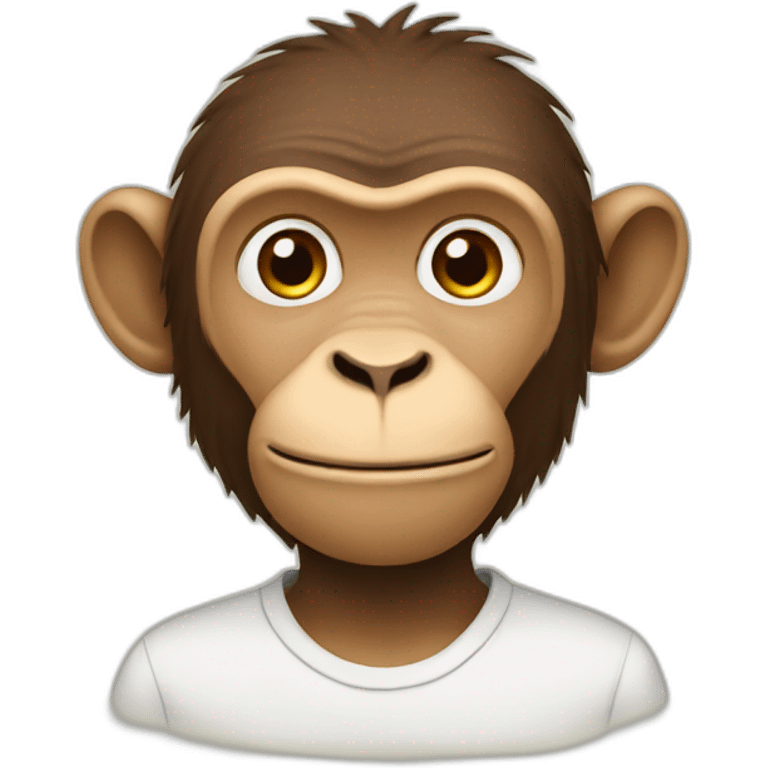 simple monkey emoji