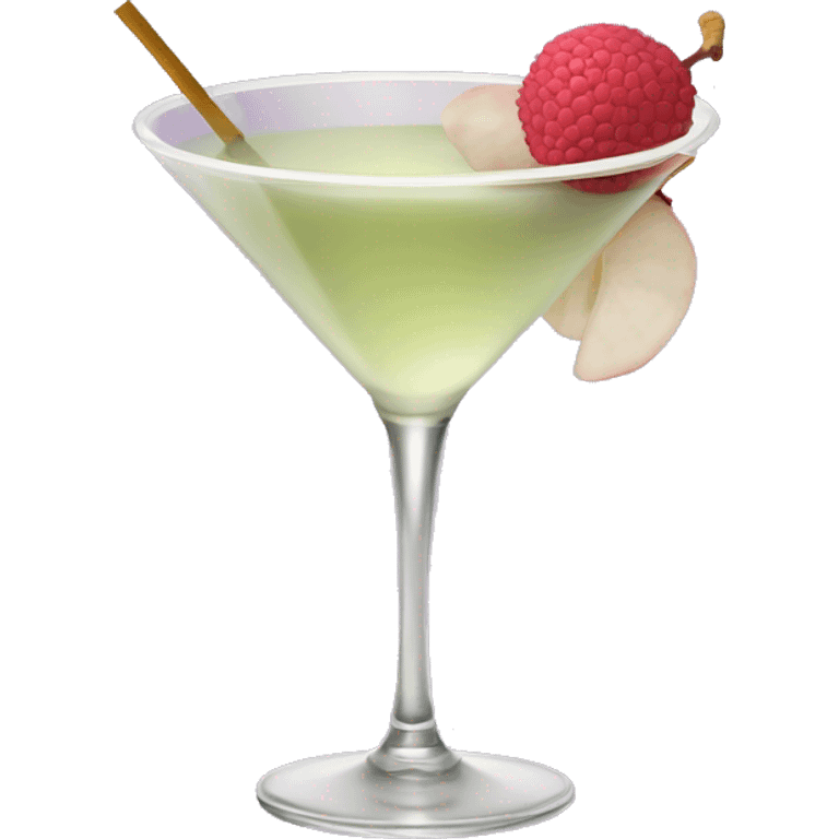 Lychee martini  emoji