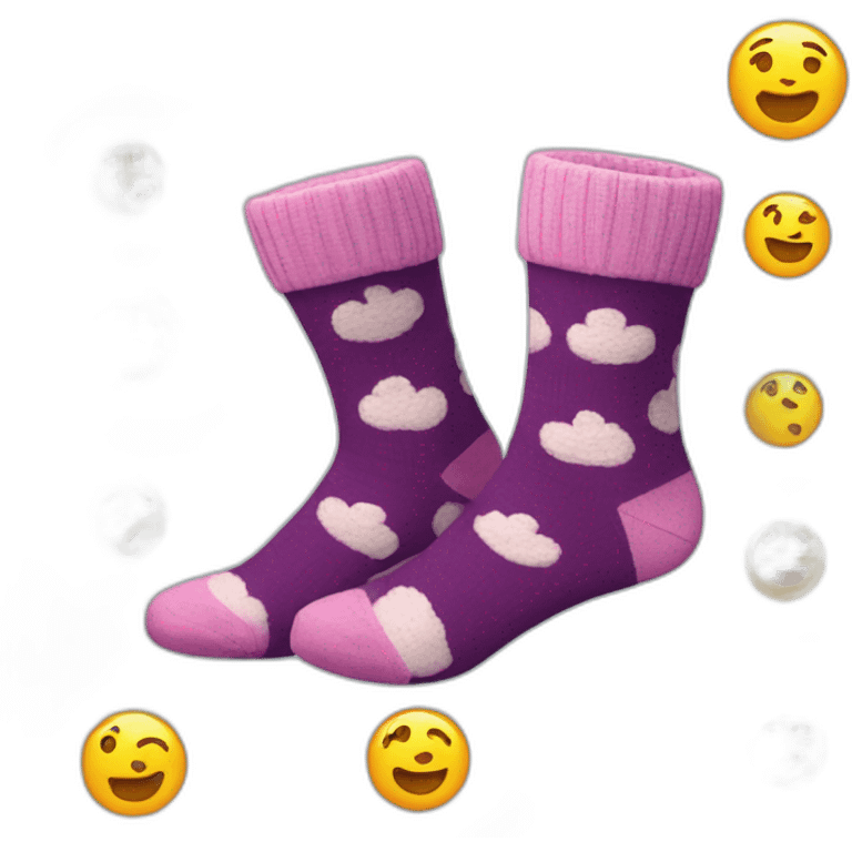 cute socks emoji