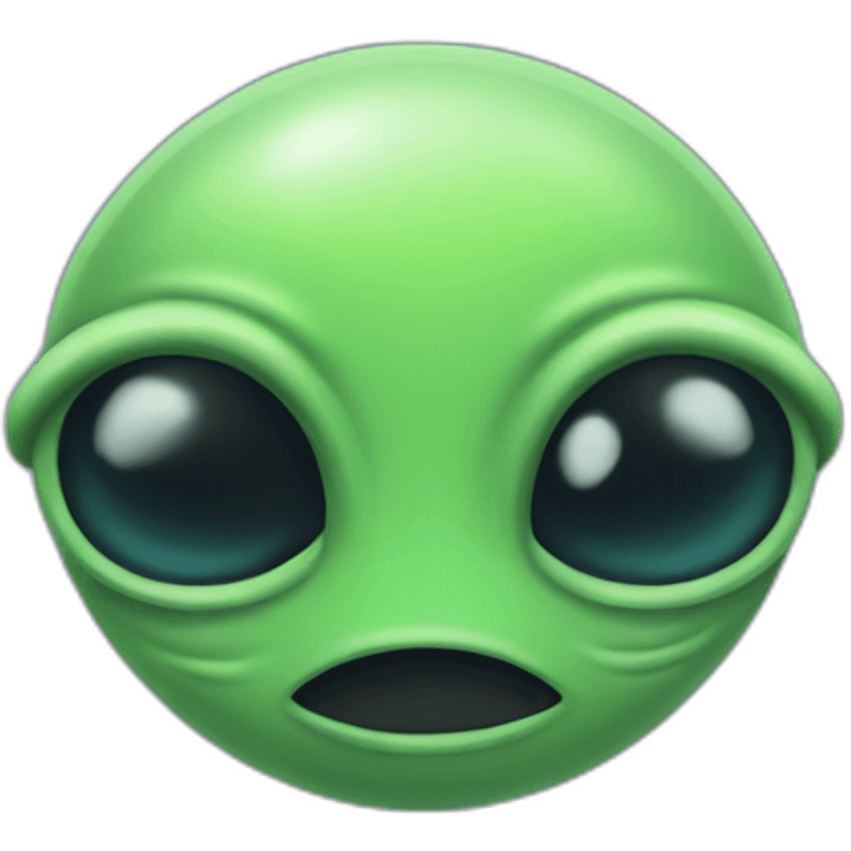 An alien planet emoji