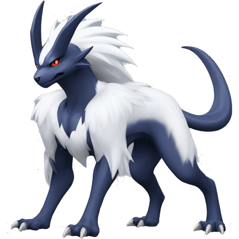 Edgy Cool Nargacuga-Absol-Pokémon Full Body Detailed High Quality emoji