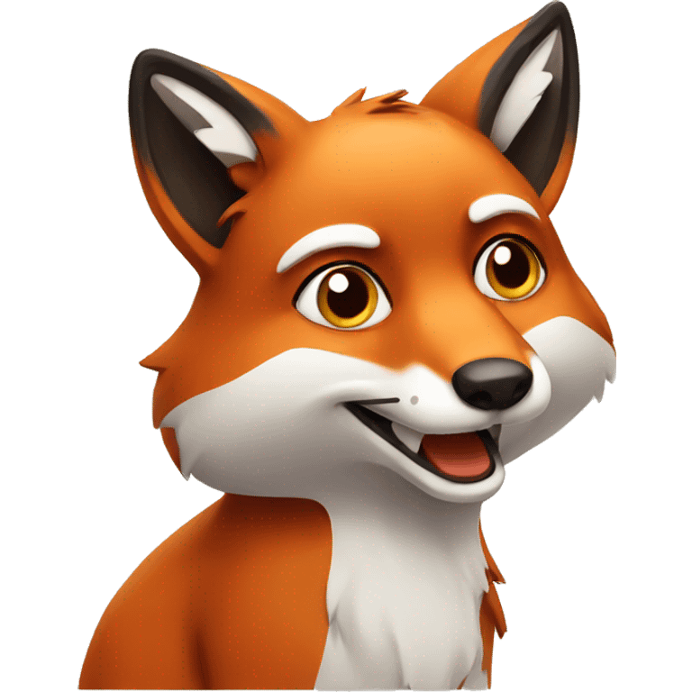 puzzled fox emoji