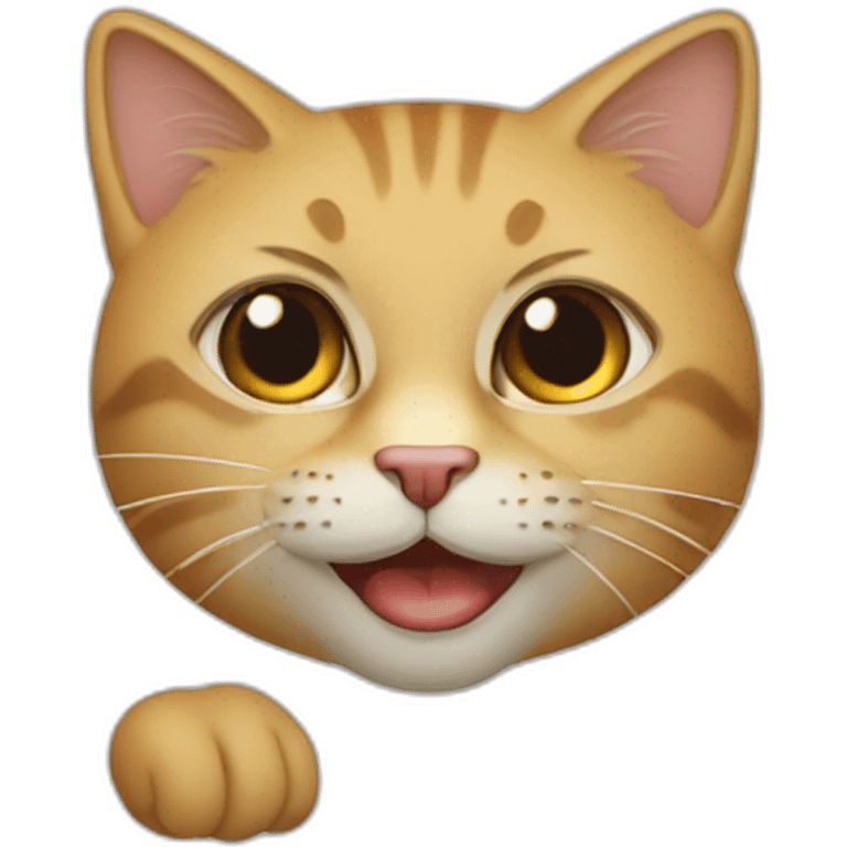 Un chat sans poils emoji