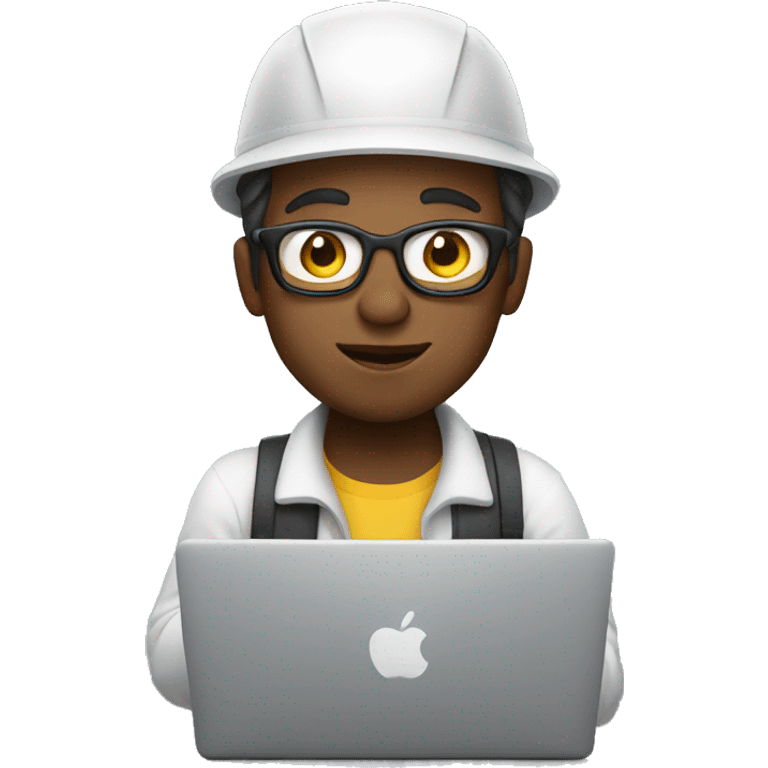 developer working on macbook emoji