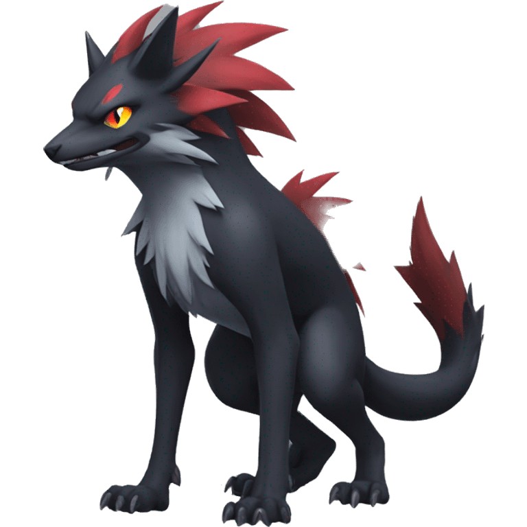 Nargacuga-Litten-Zoroark full body emoji