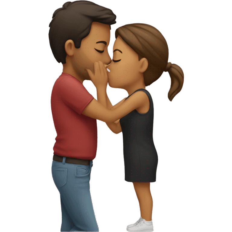 women kissing emoji