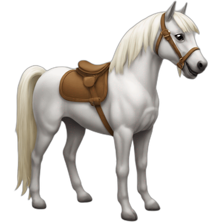 Cheval sur chien emoji