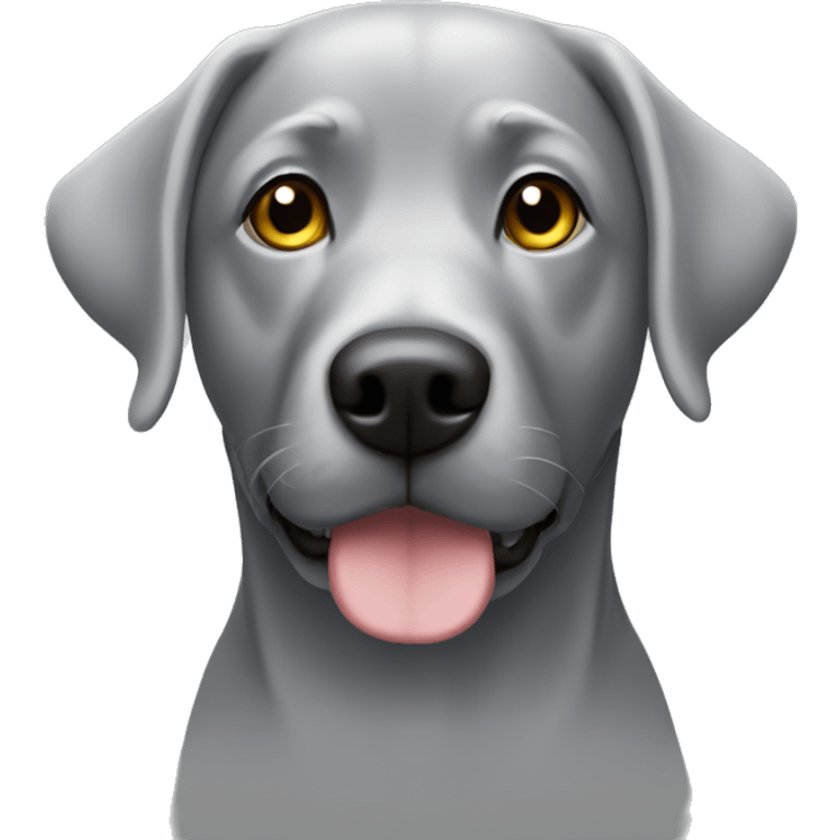 Silver lab emoji