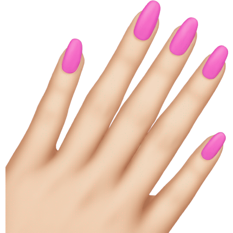 pink nails emoji