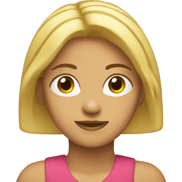 Chica rubia de altura 1.60 emoji