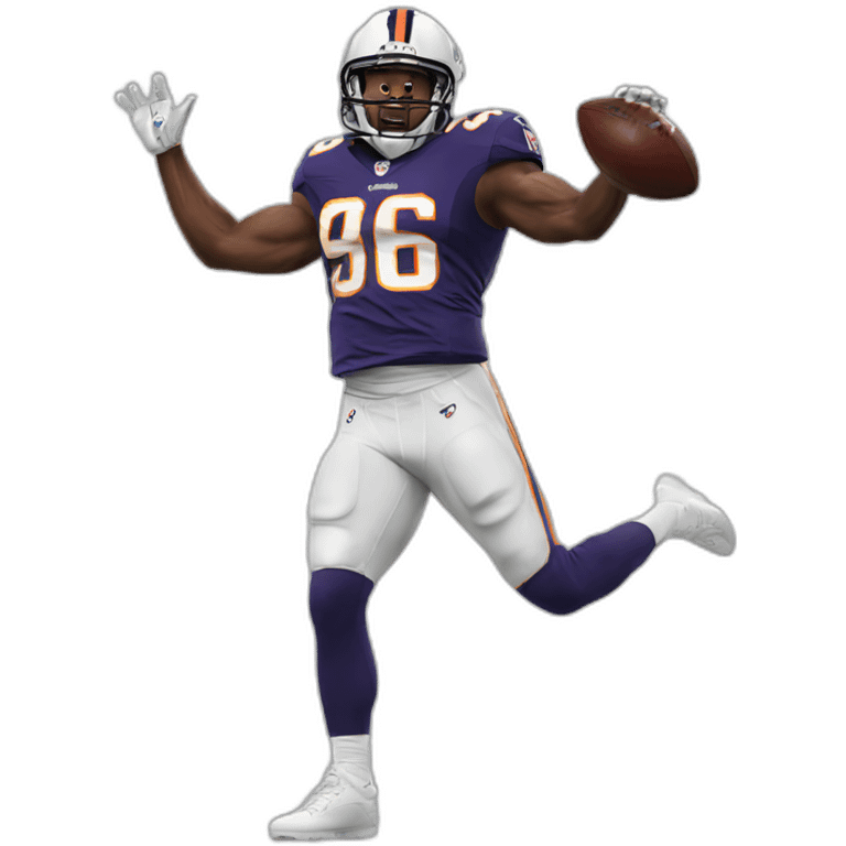 nfl player doing the griddy dance emoji