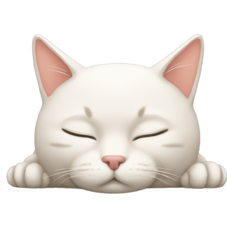 Sleeping cat emoji