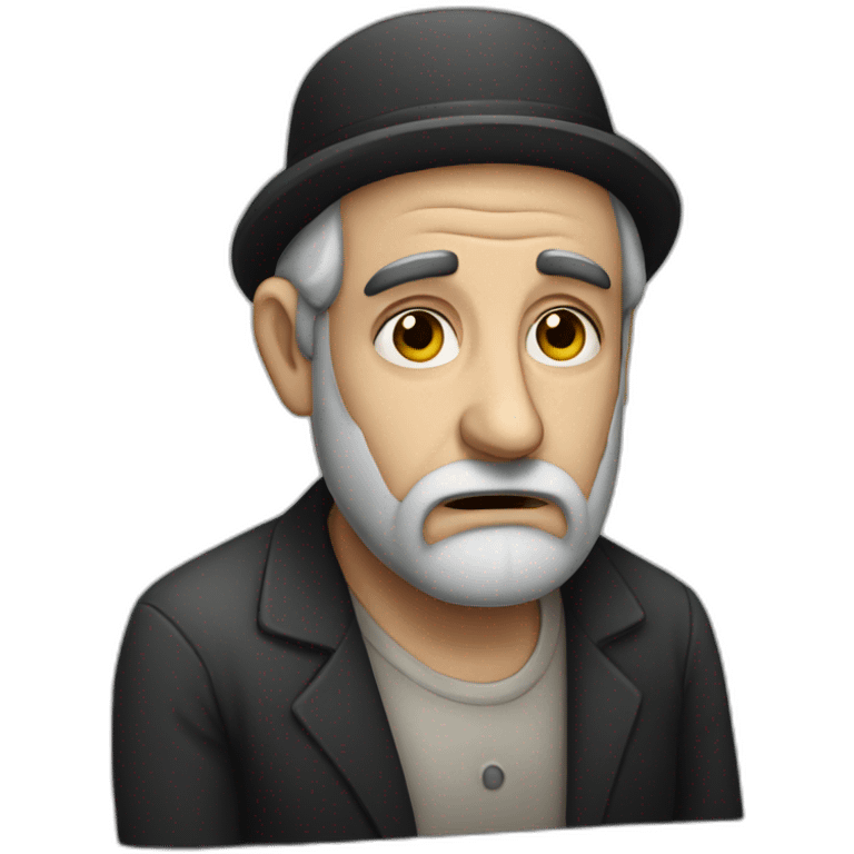 very sad jewish man emoji