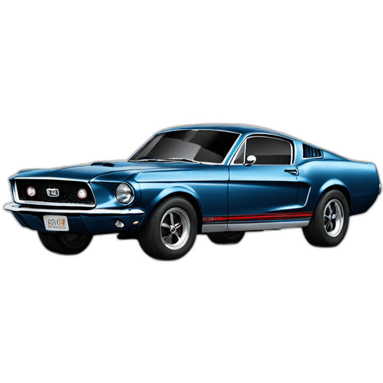 Mustang 1967 fastback emoji