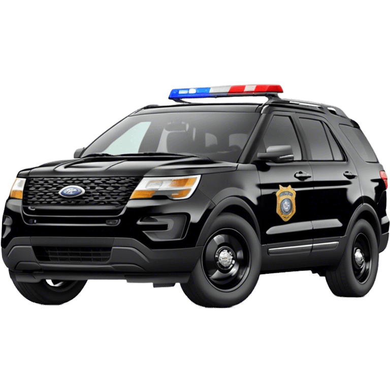 LAPD black ford explorer emoji