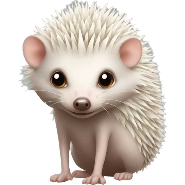 hairless hedgehog emoji