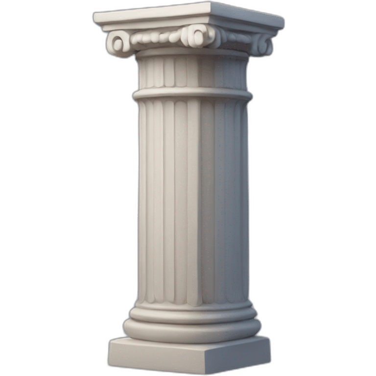 3d pillar emoji