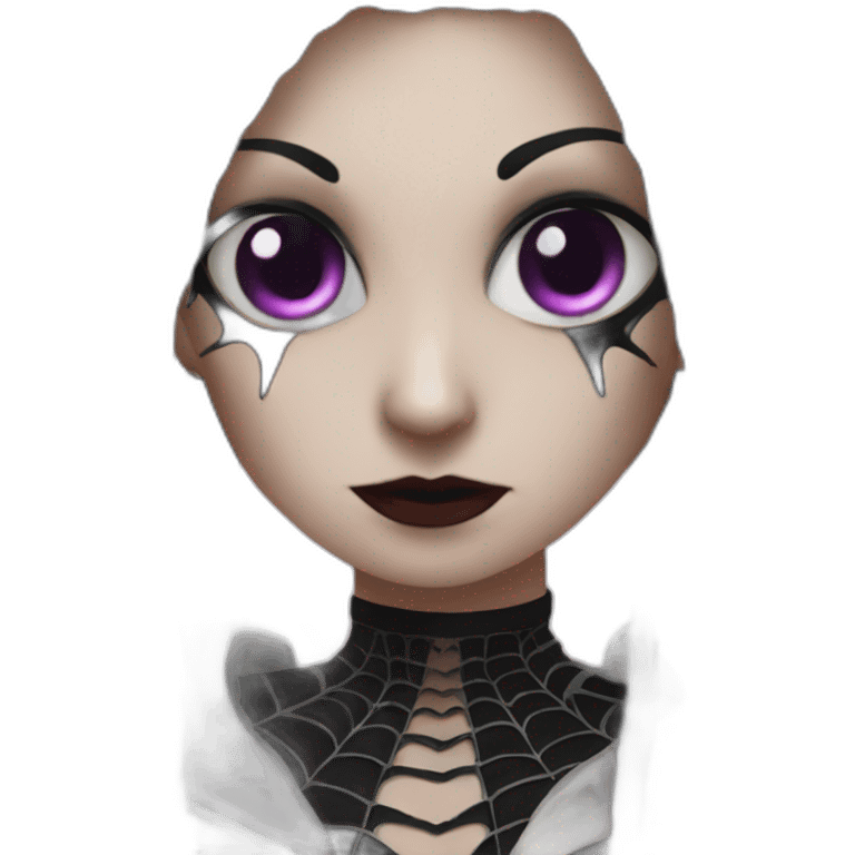 spider-goth emoji