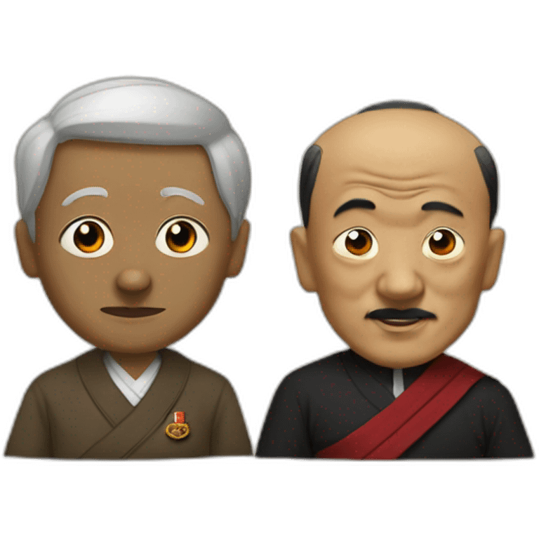 Hitler and dalai lama emoji