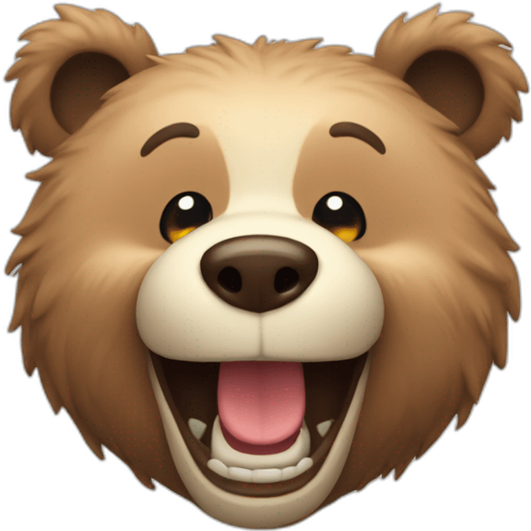 happy bear emoji