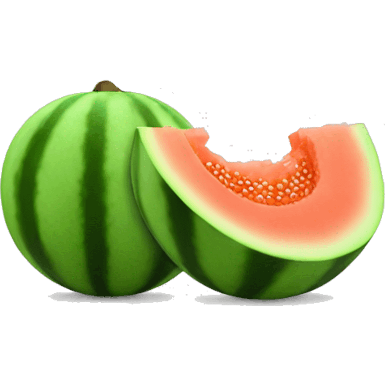 create a "melon" musk emoji