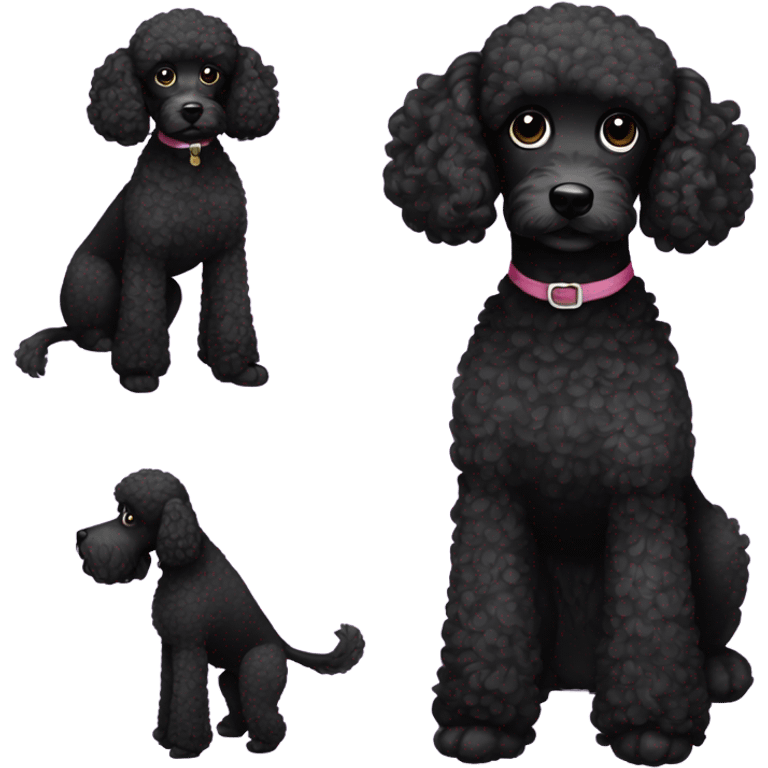 Black Poodle emoji