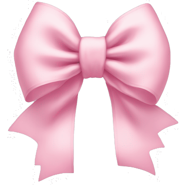 Baby pink bow emoji