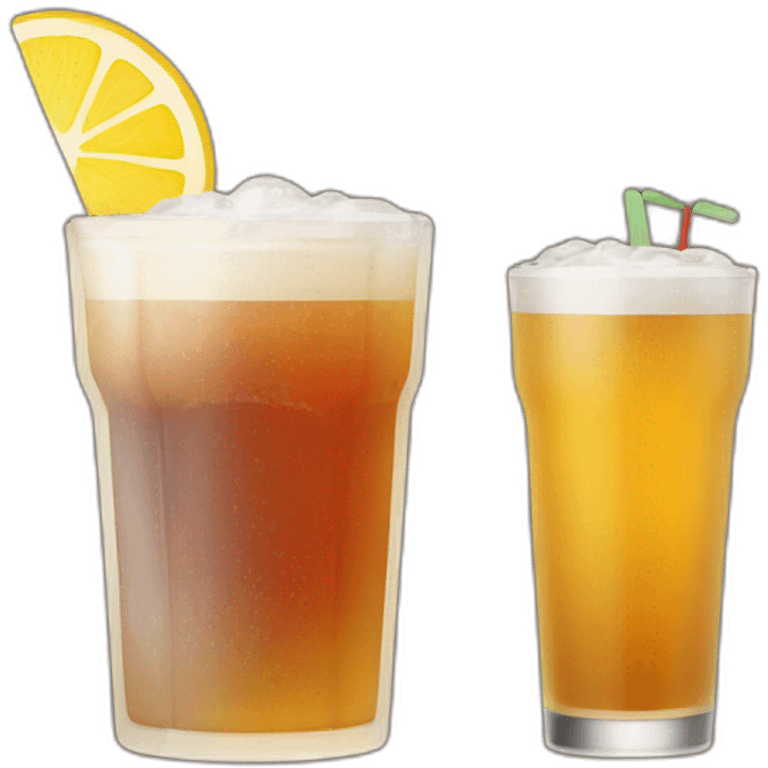 Pint and cocktail emoji