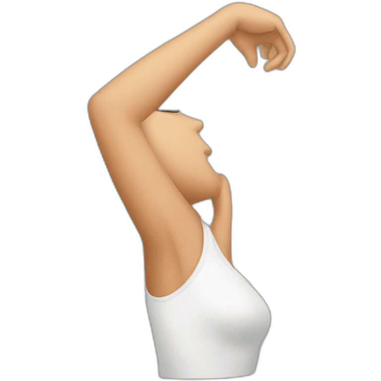 woman armpit emoji