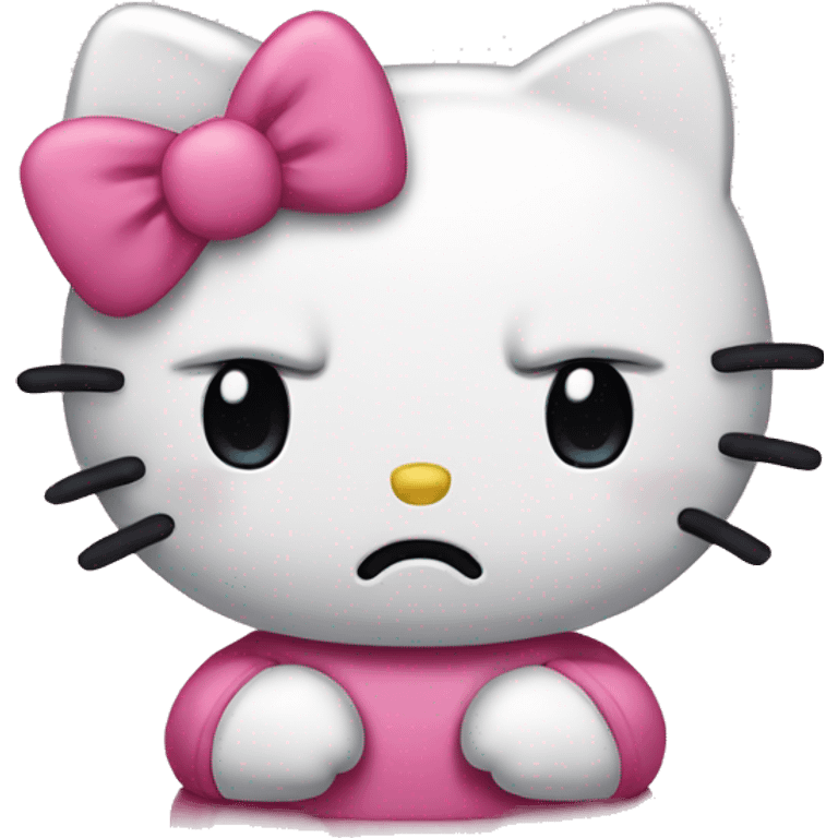 Sad hello kitty  emoji