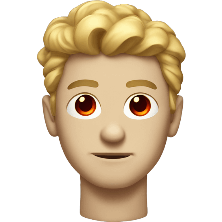 super homelander from "the boys" series with red eyes  emoji