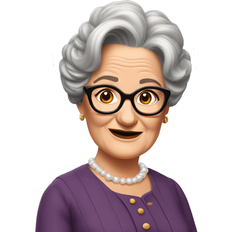 Mrs doubtfire emoji