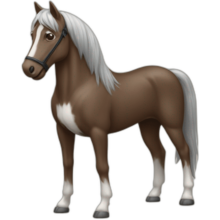 cheval sur chien emoji