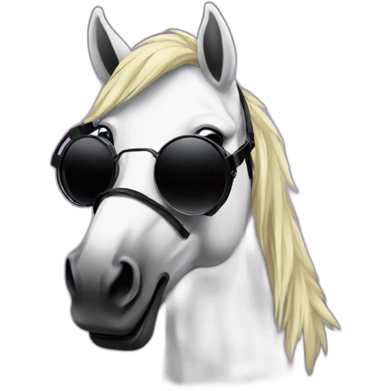 Dj horse emoji