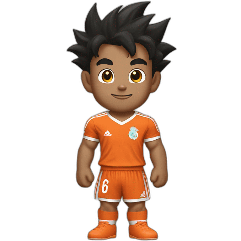 Son Goku avec un maillot de Liverpool emoji