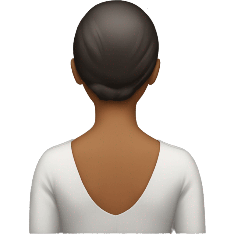 Back facing of a woman emoji