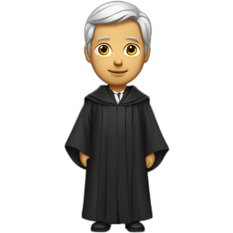 lawyer Wearing a robe emoji