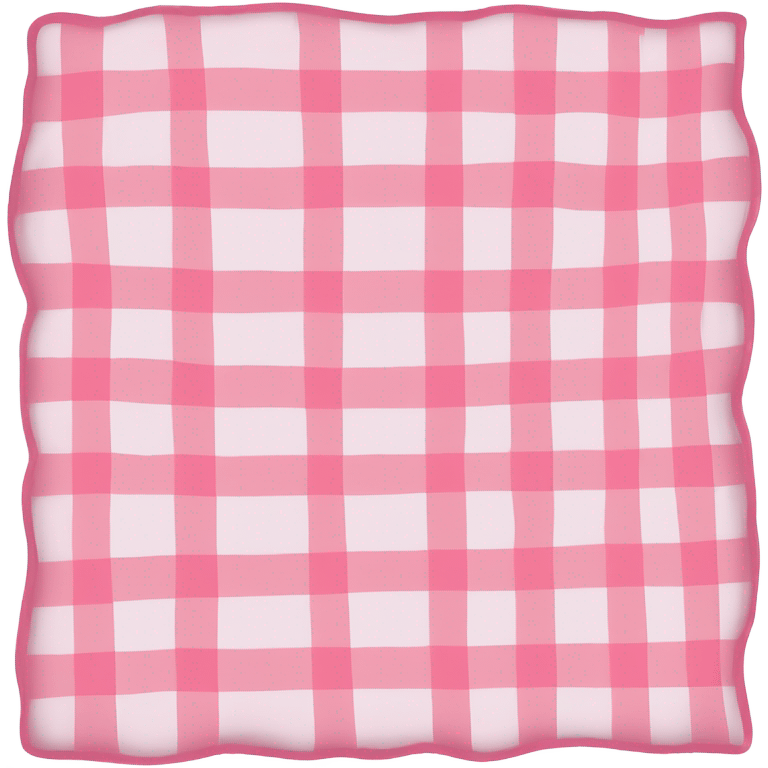 Light Pink blanket plaid emoji