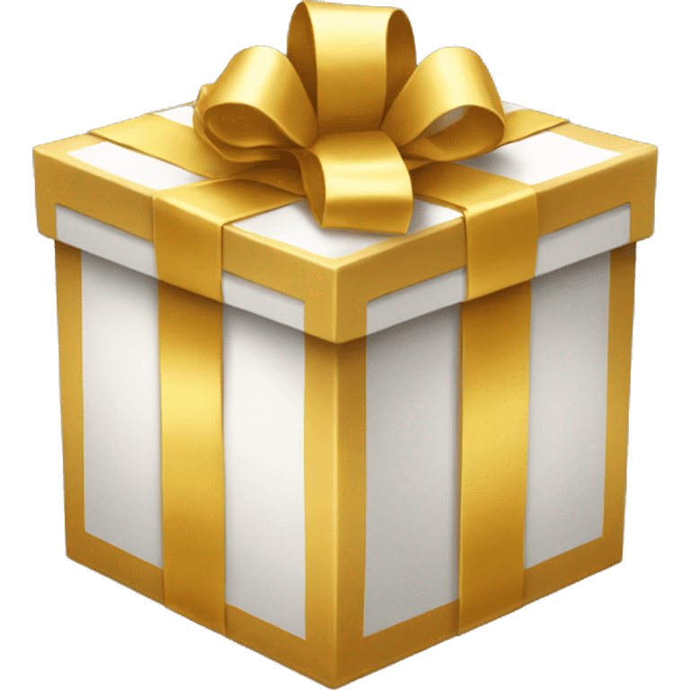 Golden Giftbox. emoji