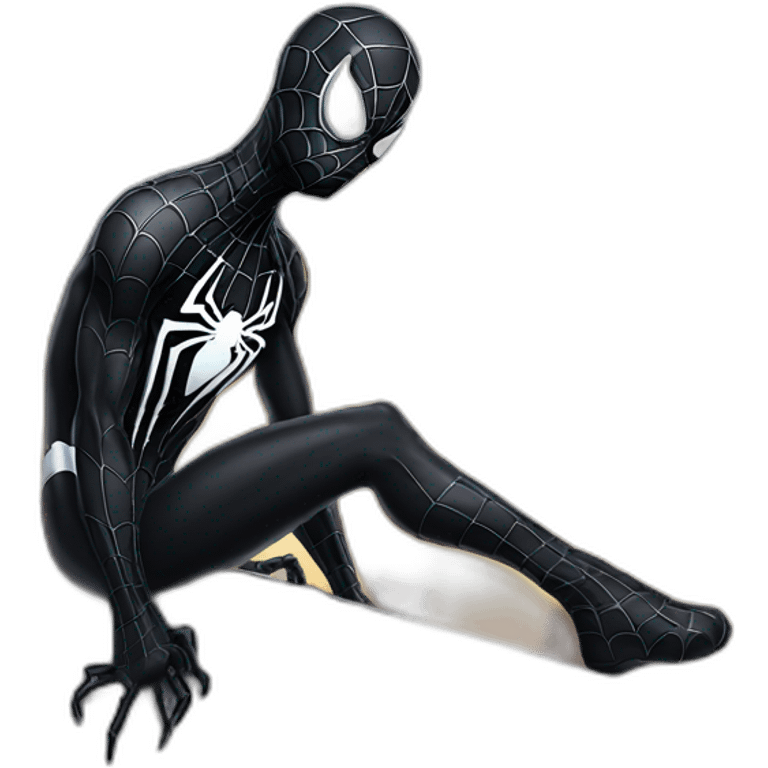 symbiote spiderman emoji