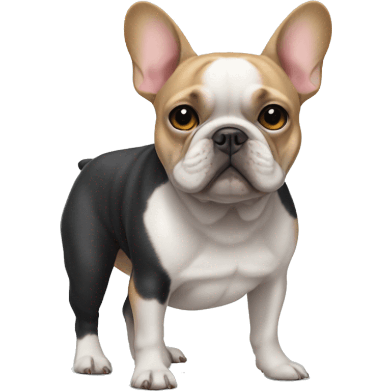 French Bulldog with Mua Thay Shorts emoji