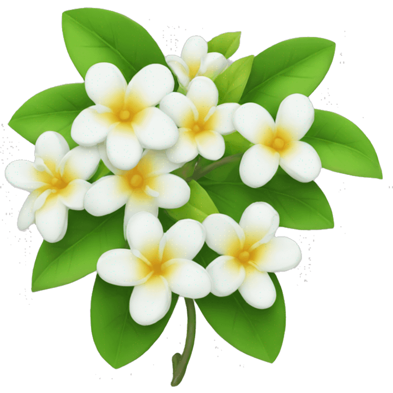 Apple Emoji of Jasmine's flowers  emoji