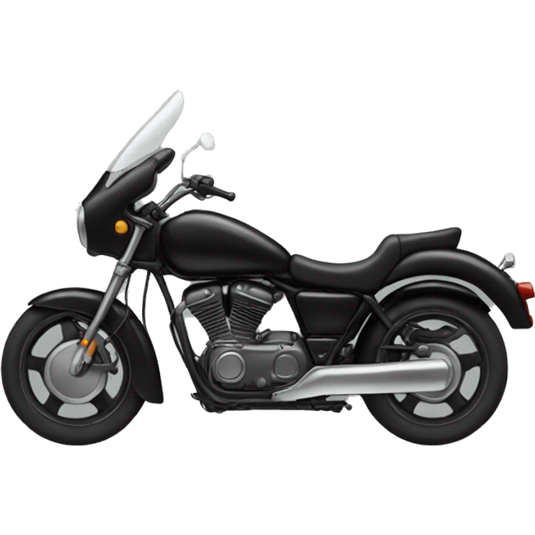 Black motorcycle  emoji