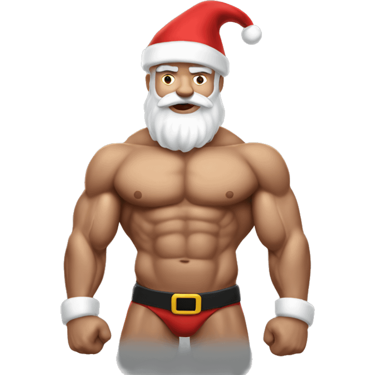 Muscle Santa’s emoji