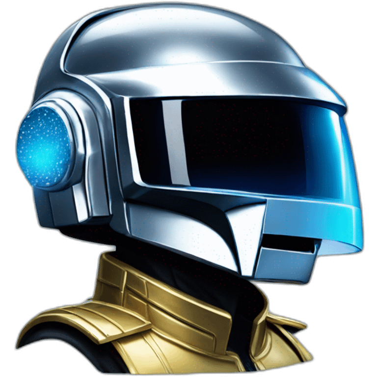 daft punk blue emoji