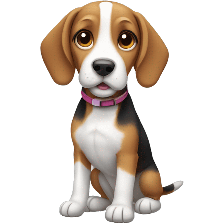 a cute beagle  emoji